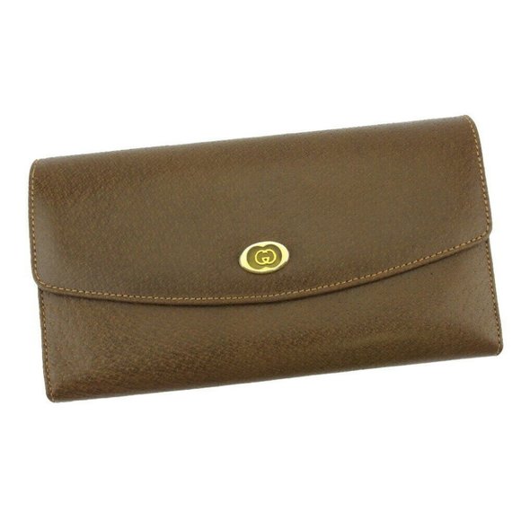 Authentic GUCCI wallet double G leather - Picture 1 of 9